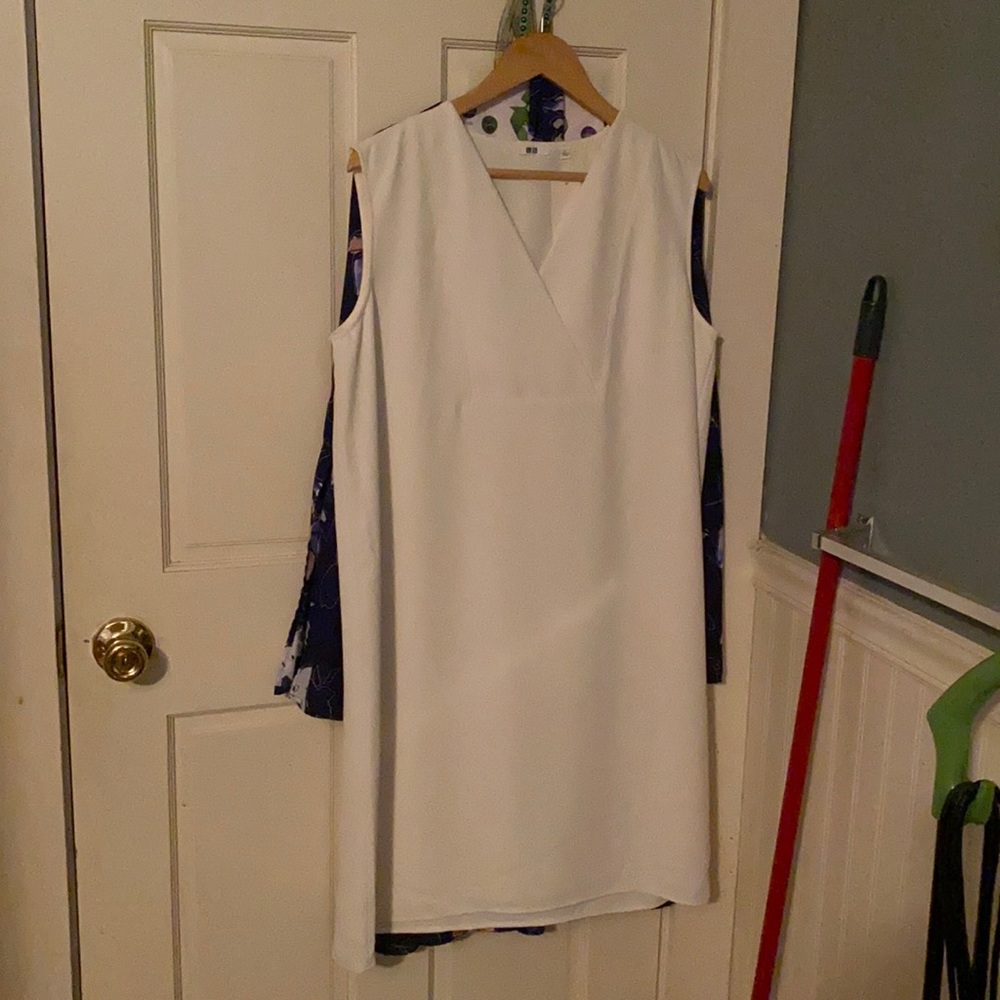 Uniqlo white dress